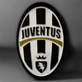 Juventus FC Wooden Wall Sign | Soccer Fan Man Cave Decor