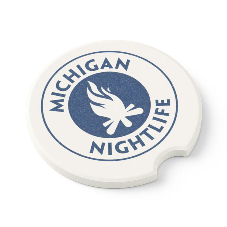 Michigan Nightlife Soapstone Car Coasters – Campfire Lake Life Accessory