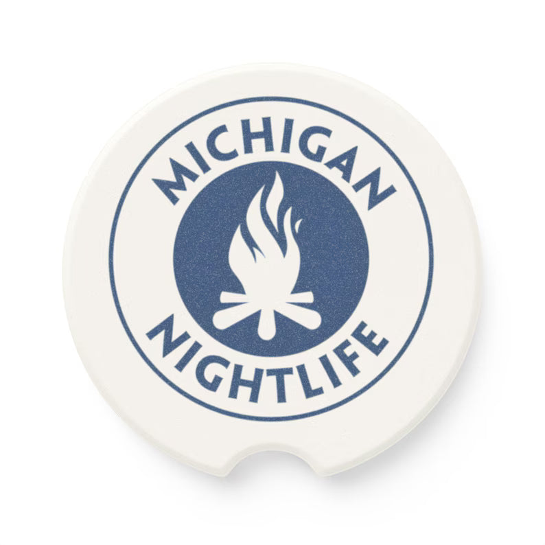 Michigan Nightlife Soapstone Car Coasters – Campfire Lake Life Accessory