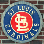 St. Louis Cardinals Wood Sign – Hand-Carved Solid Wood Wall Art