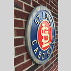 St. Louis Cardinals Wood Sign – Hand-Carved Solid Wood Wall Art