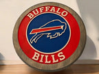 Buffalo Bills Wood Sign – Hand-Carved Solid Wood Wall Art