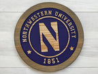 Northwestern University Wildcats Wood Sign – Handcrafted Decor