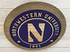 Northwestern University Wildcats Wood Sign – Handcrafted Decor
