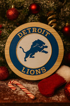 Detroit Lions wood sign hand painted