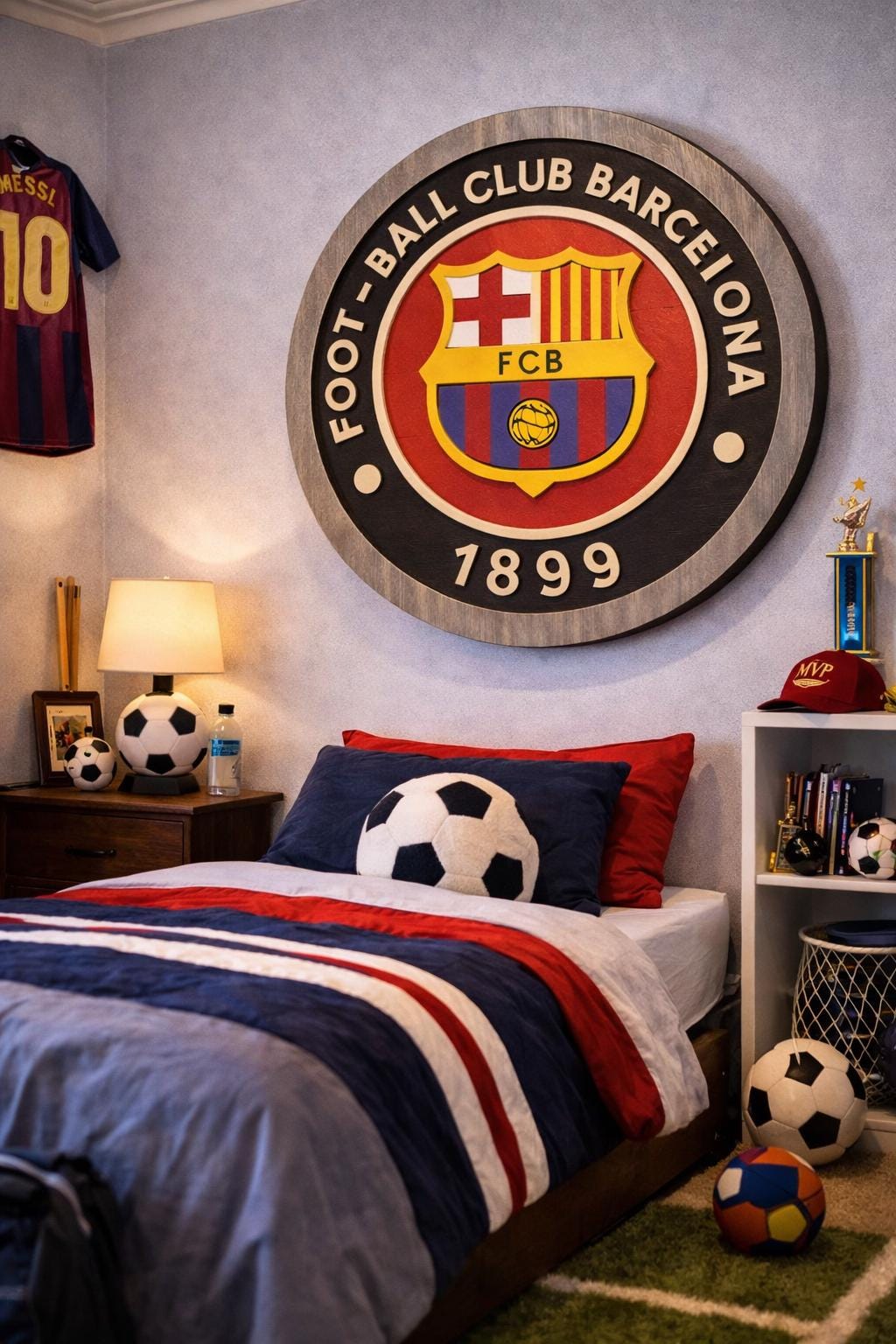 Barcelona FC hand painted