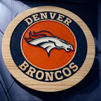 Denver Broncos hand painted