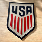 USA Soccer Shield alternate view