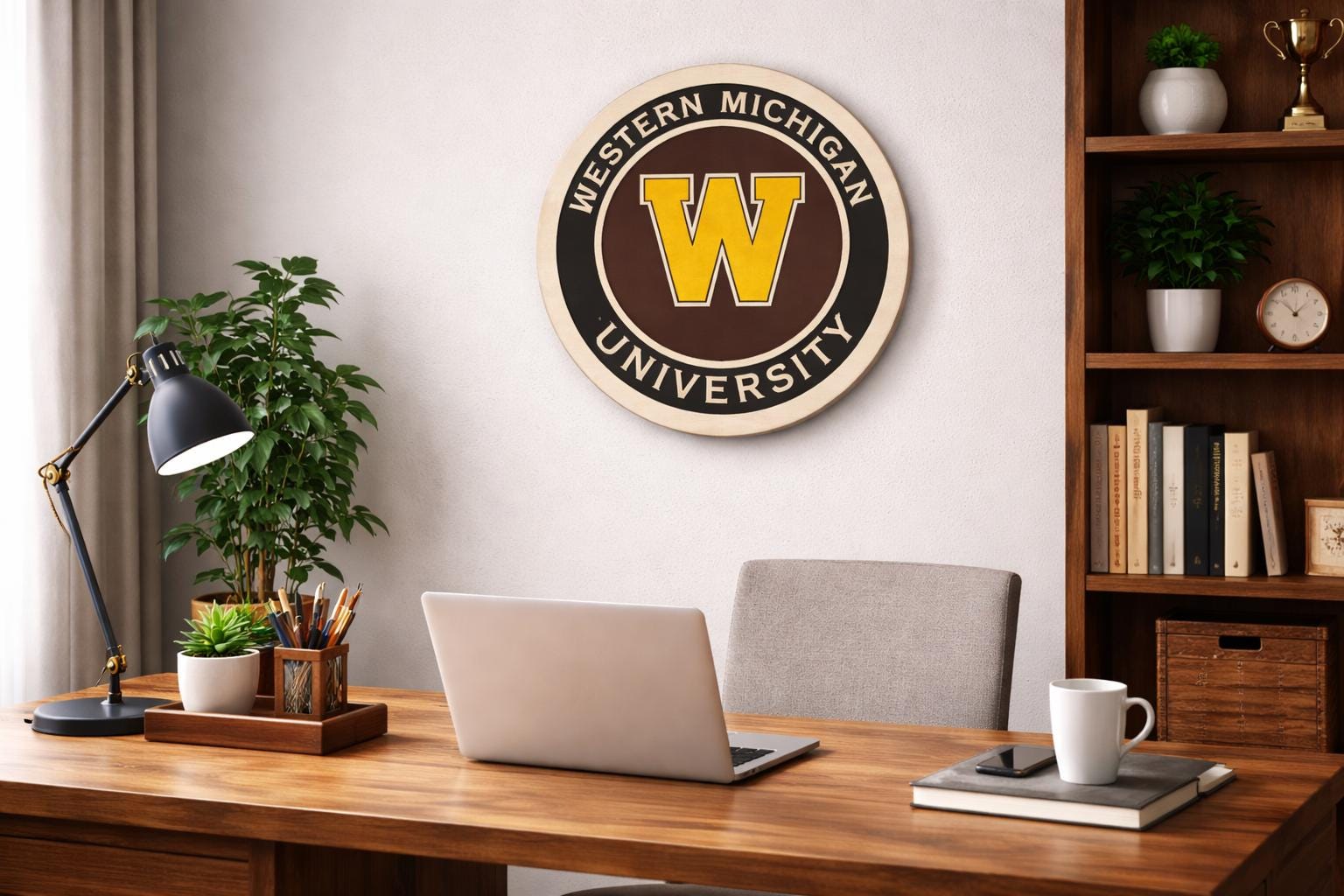 WMU Broncos close up