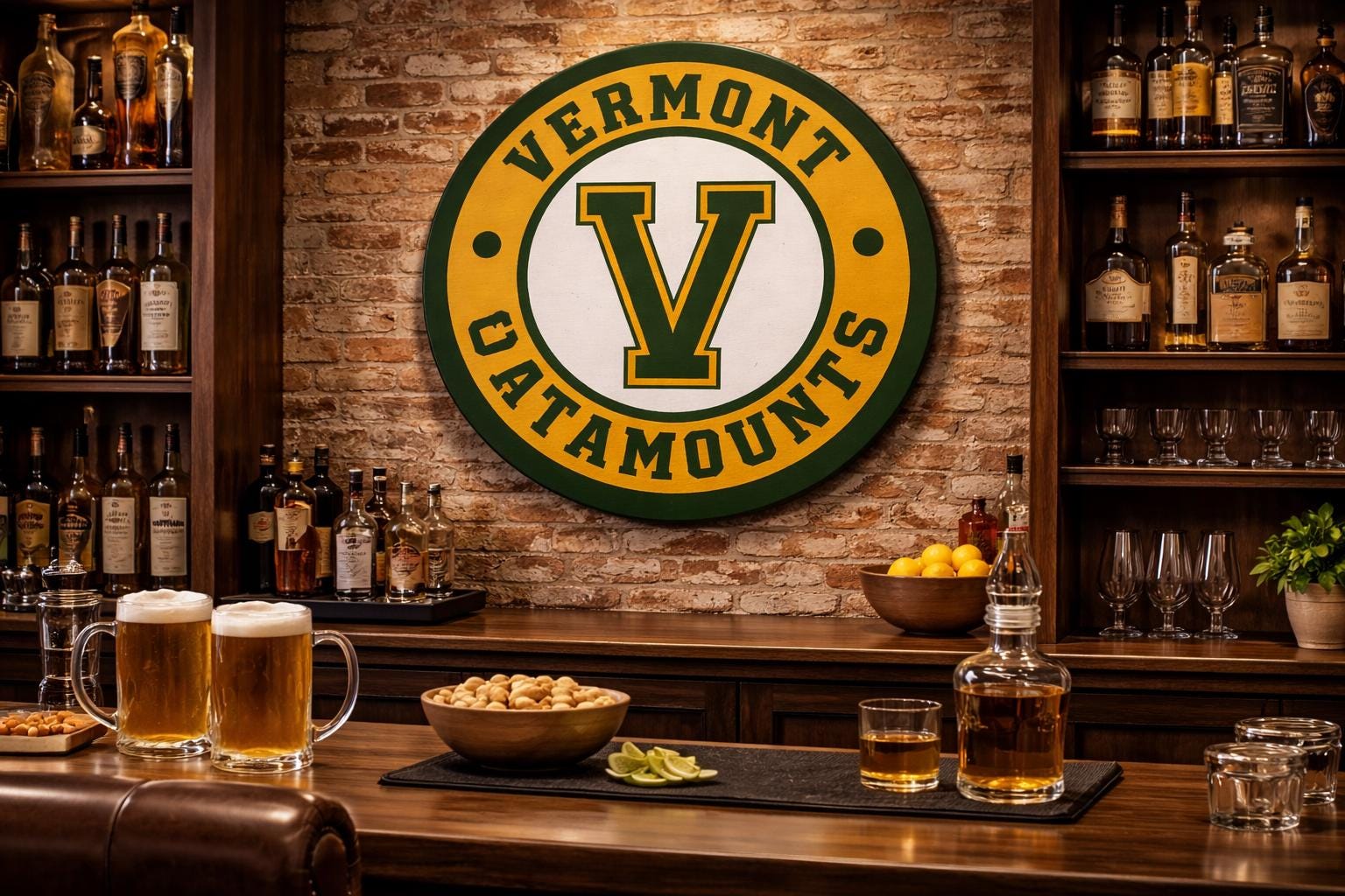 Vermont Catamounts in room