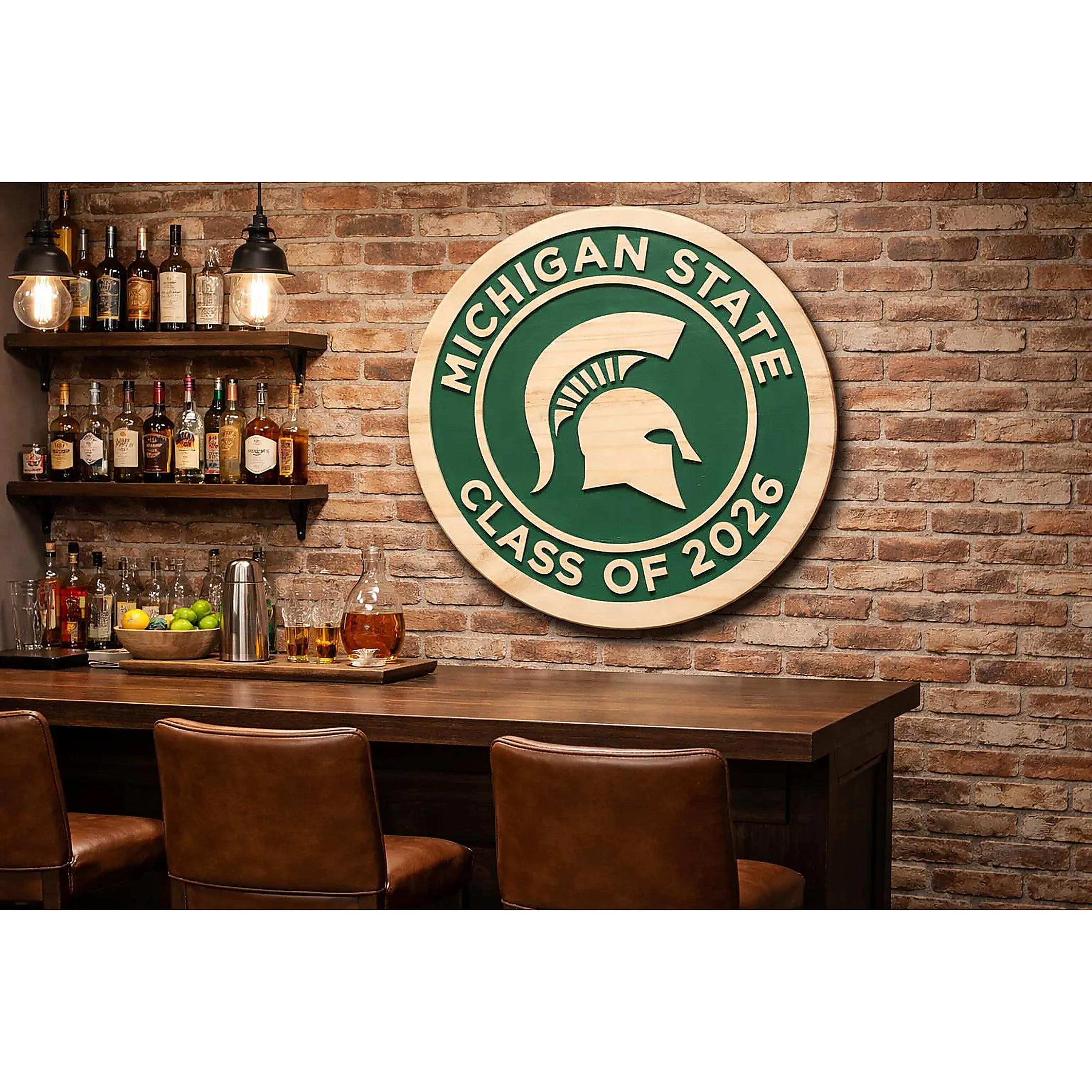 MSU Grad in room