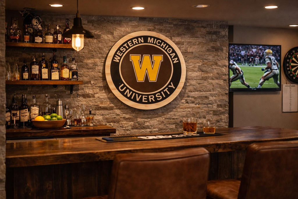 WMU Broncos in room