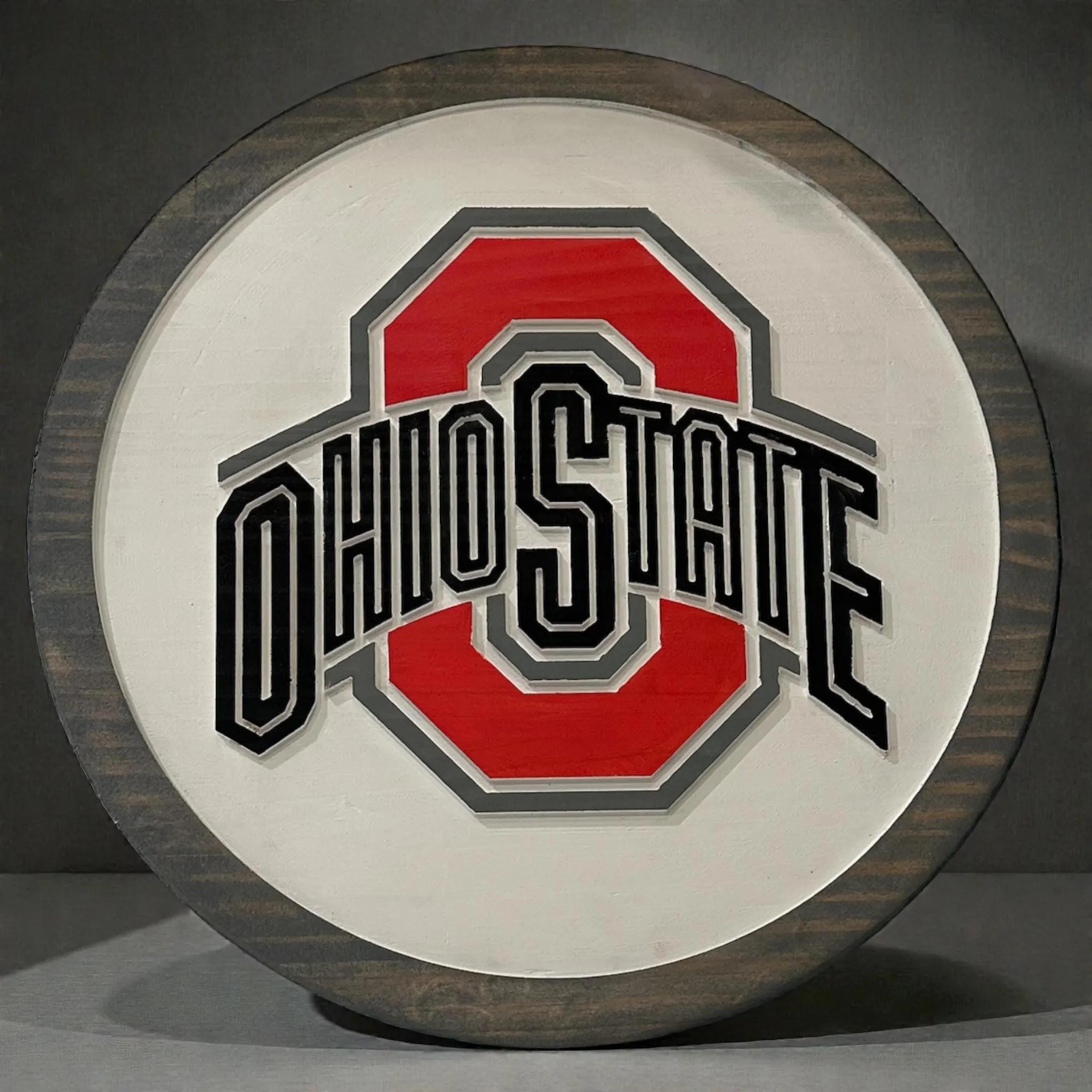 Ohio State Buckeyes Wood Sign