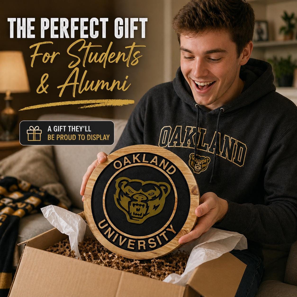 Oakland Golden Grizzlies mounted