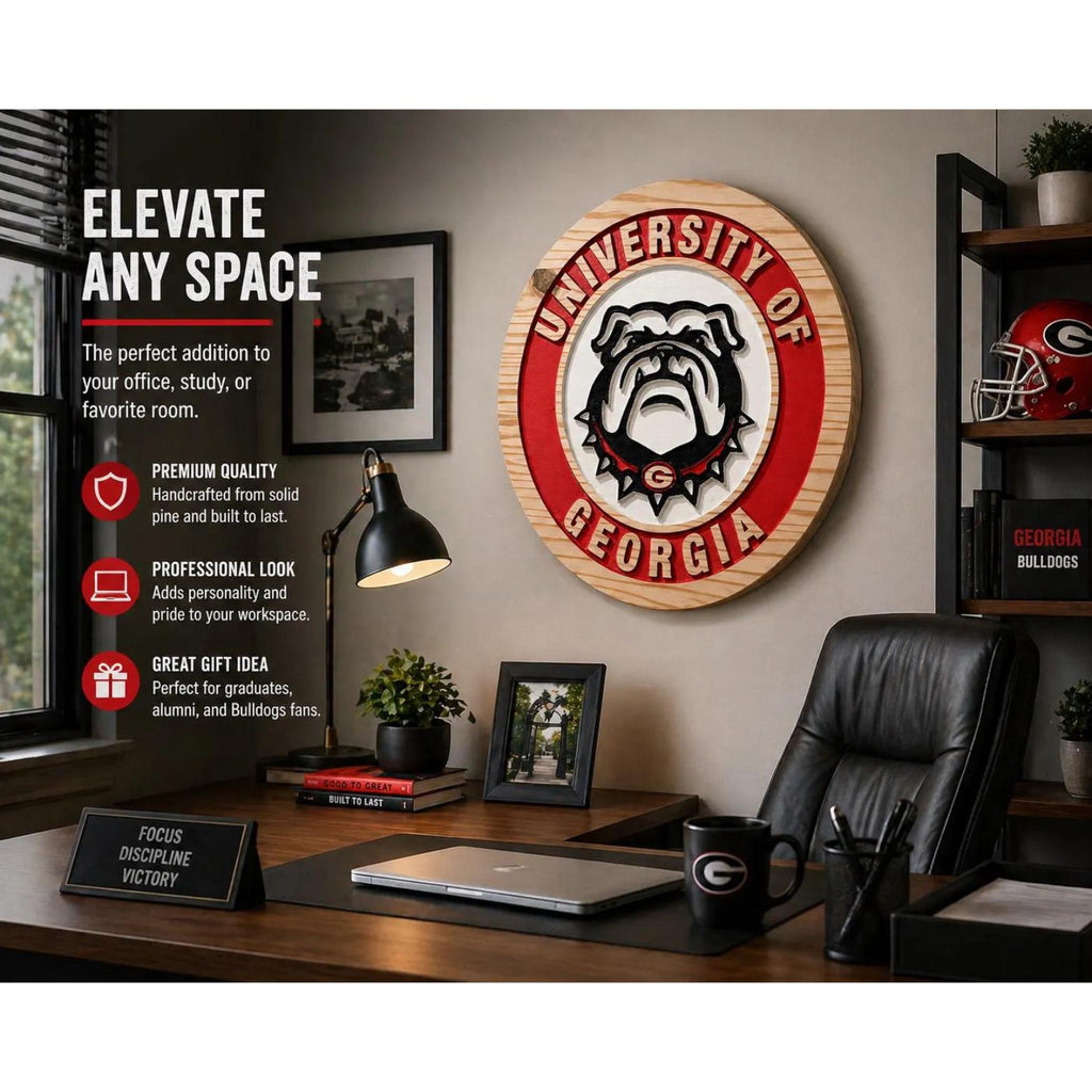 UGA Bulldogs close up