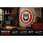 UGA Bulldogs mounted