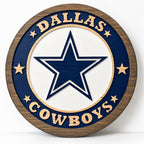 Dallas Cowboys carved wood sign – photo 2