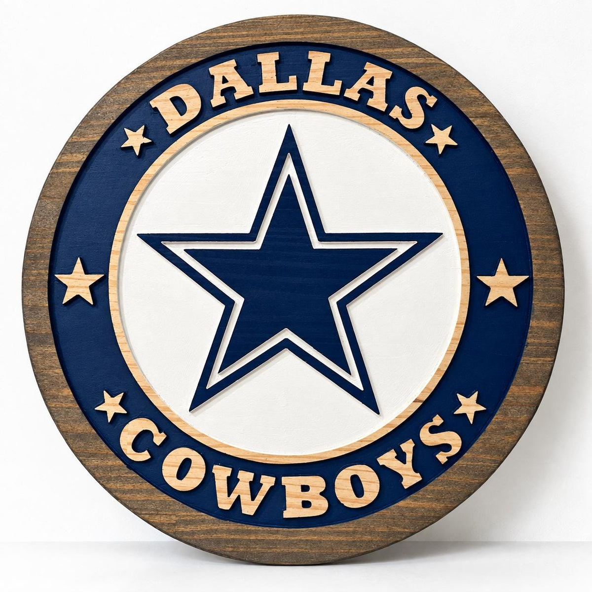 Dallas Cowboys carved wood sign – photo 2