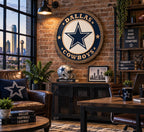 Dallas Cowboys carved wood sign – photo 7
