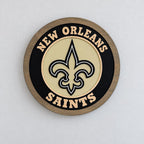 New Orleans Saints carved wood sign – photo 7