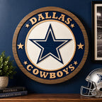Dallas Cowboys carved wood sign – photo 1