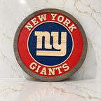 New York Giants carved wood sign – photo 3