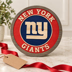 New York Giants carved wood sign – photo 4