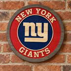 New York Giants carved wood sign – photo 7
