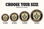 New Orleans Saints carved wood sign – photo 3