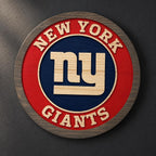 New York Giants carved wood sign – photo 1