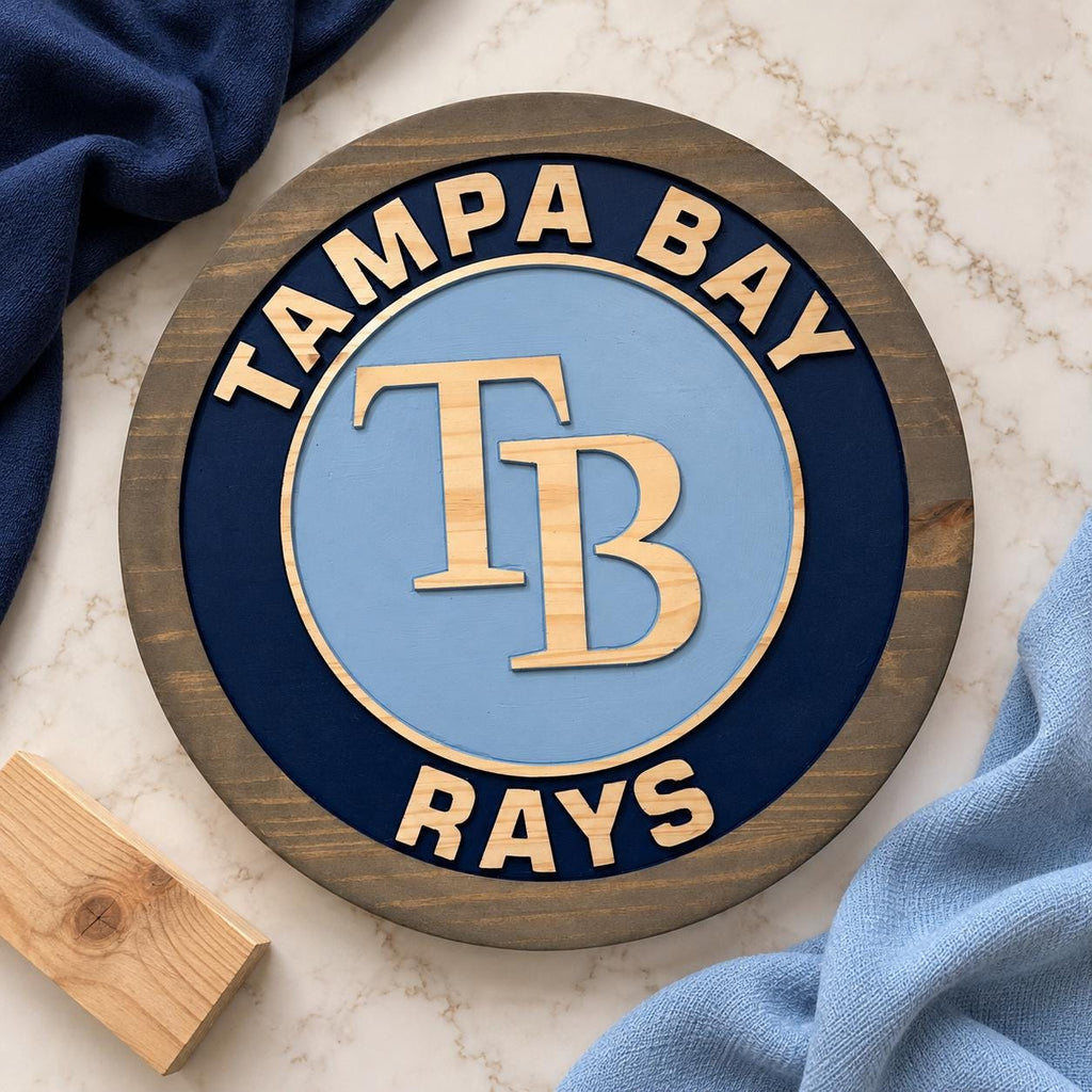 Tampa Bay Baseball carved wood sign – photo 8