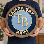 Tampa Bay Baseball carved wood sign – photo 3