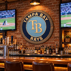 Tampa Bay Baseball carved wood sign – photo 2